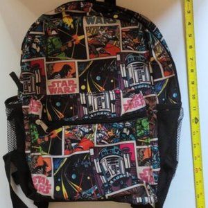 Disney Star Wars Comic Strip Panel Backpack Loungefly.